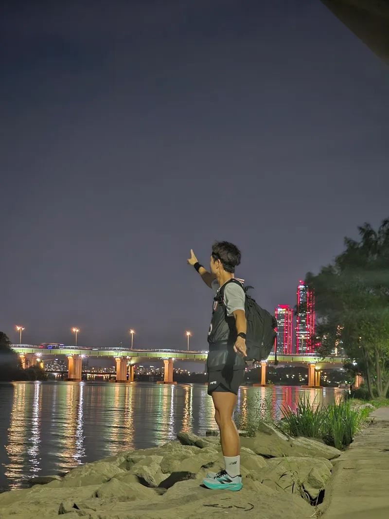 추석 즐겼으니 회개 러닝! (한강 일몰🌇)